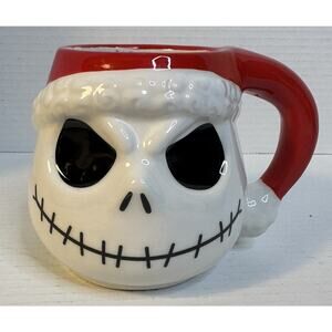 Tim Burton Disney NIGHTMARE BEFORE CHRISTMAS Ceramic JACK SKELLINGTON MUG Cup